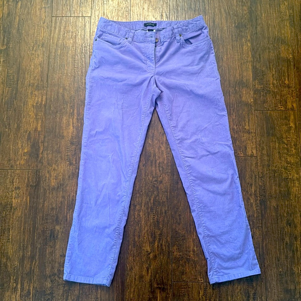 Women’s size 8 purple corduroy pants